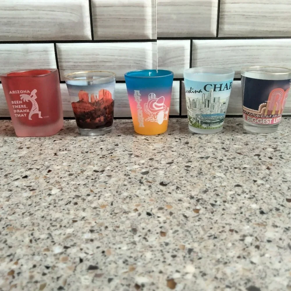 U.S. Places Shot Glasses